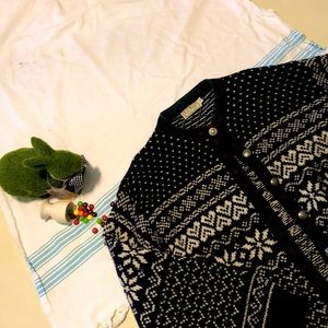 L L bean vintage wool blend winter sweater L